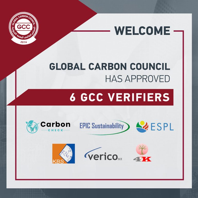 Global Carbon Council approves 6 organizations as GCC Verifiers