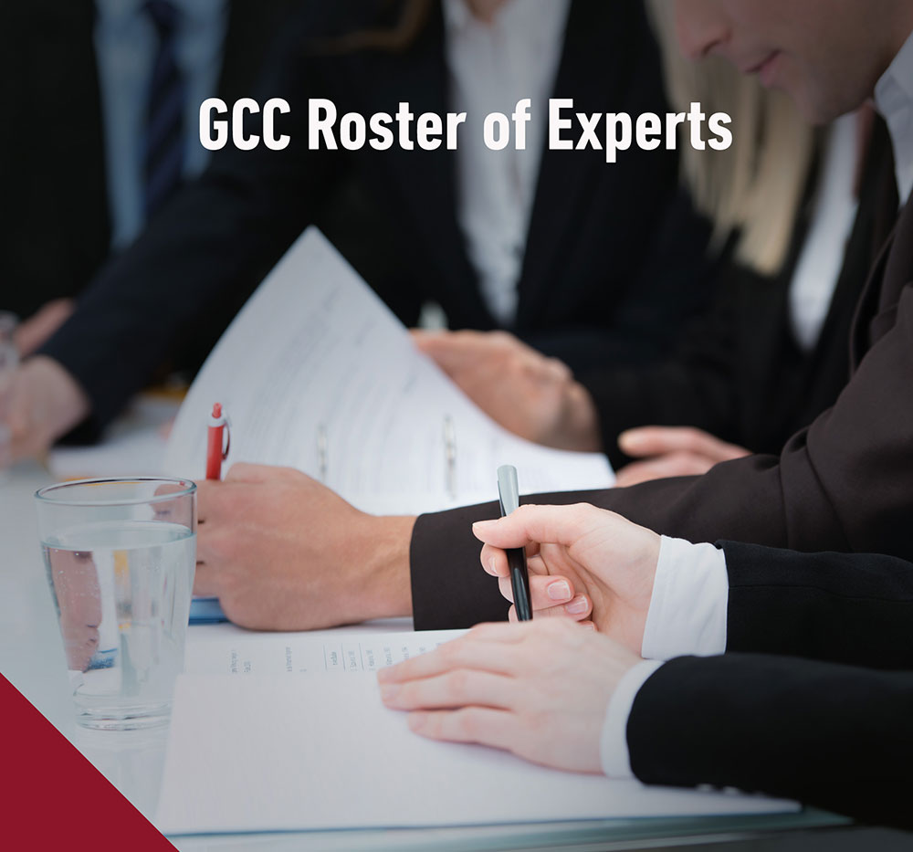 Sectoral specialists join GCC Roster of Experts
